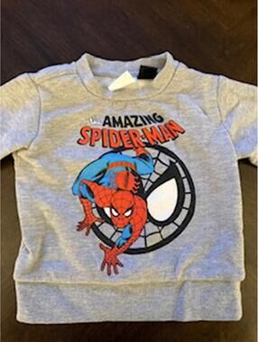 Size 12m Spiderman Sweatshirt